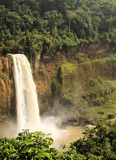 Ekom waterfall in Cameroon